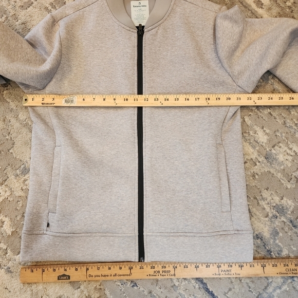Tommy John The Go Anywear Collection Zip up jacket. Heathered grey and blue. L. - Picture 14 of 16